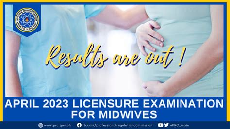 prc midwifery result|MLE RESULTS APRIL 2023: Midwifery Board Exam List of .